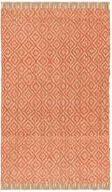 Safavieh Natural Fiber Nf266B Orange / Natural Rugs.