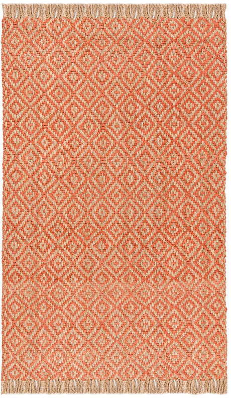 Safavieh Natural Fiber Nf266B Orange / Natural Rugs.