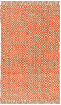 Safavieh Natural Fiber Nf266B Orange / Natural Geometric Area Rug