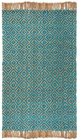 Safavieh Natural Fiber Nf266C Turquoise / Natural Rugs.