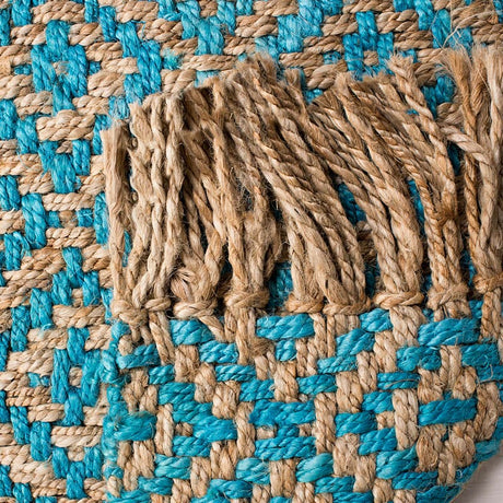 Safavieh Natural Fiber Nf266C Turquoise / Natural Rugs.