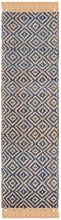 Safavieh Natural Fiber Nf266D Tropical Blue / Natural Geometric Area Rug