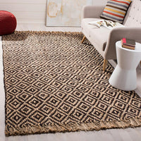 Safavieh Natural Fiber Nf266E Brown / Natural Geometric Area Rug