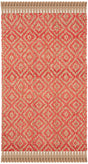 Safavieh Natural Fiber Nf266G Fuchsia / Natural Geometric Area Rug