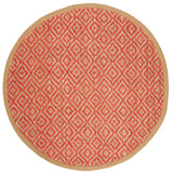 Safavieh Natural Fiber Nf266G Fuchsia / Natural Rugs.