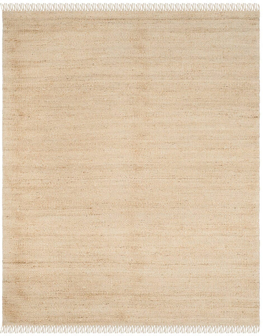 Safavieh Natural Fiber Nf368B Ivory Solid Color Area Rug