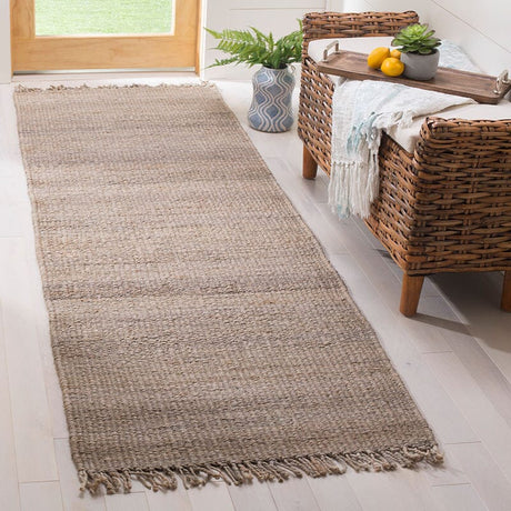 Safavieh Natural Fiber Nf368C Grey Rug.