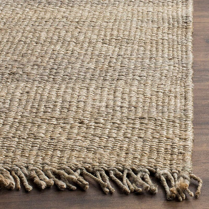 Safavieh Natural Fiber Nf368C Grey Solid Color Area Rug