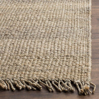 Safavieh Natural Fiber Nf368C Grey Solid Color Area Rug