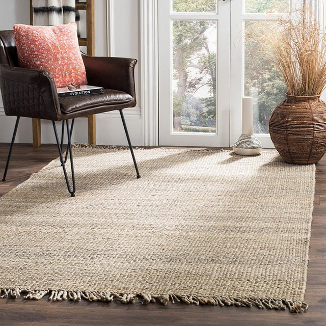 Safavieh Natural Fiber Nf368C Grey Rug.