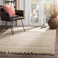 Safavieh Natural Fiber Nf368C Grey Solid Color Area Rug