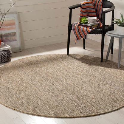 Safavieh Natural Fiber Nf368C Grey Solid Color Area Rug