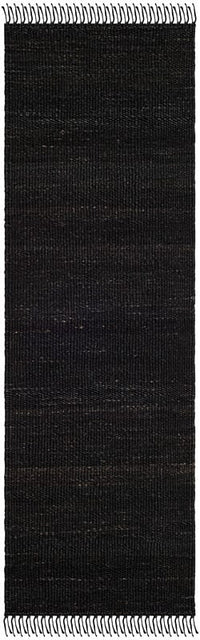 Safavieh Natural Fiber Nf368D Black Solid Color Area Rug