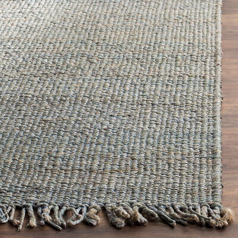 Safavieh Natural Fiber Nf368E Blue Solid Color Area Rug