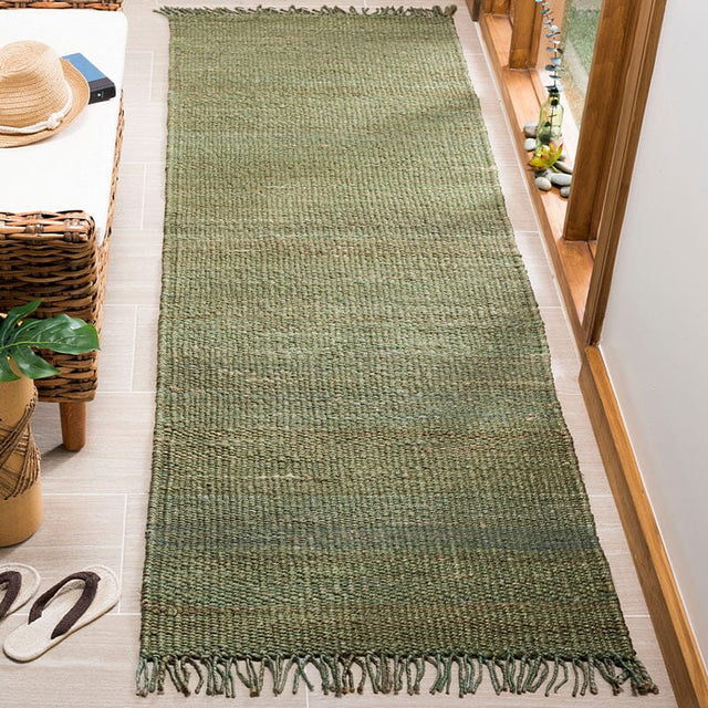 Safavieh Natural Fiber Nf368G Green Rug.