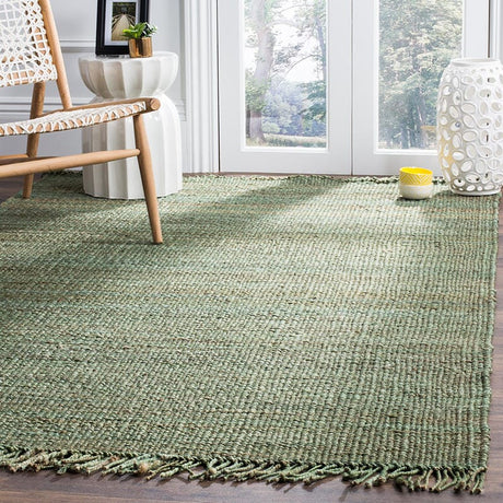 Safavieh Natural Fiber Nf368G Green Rug.