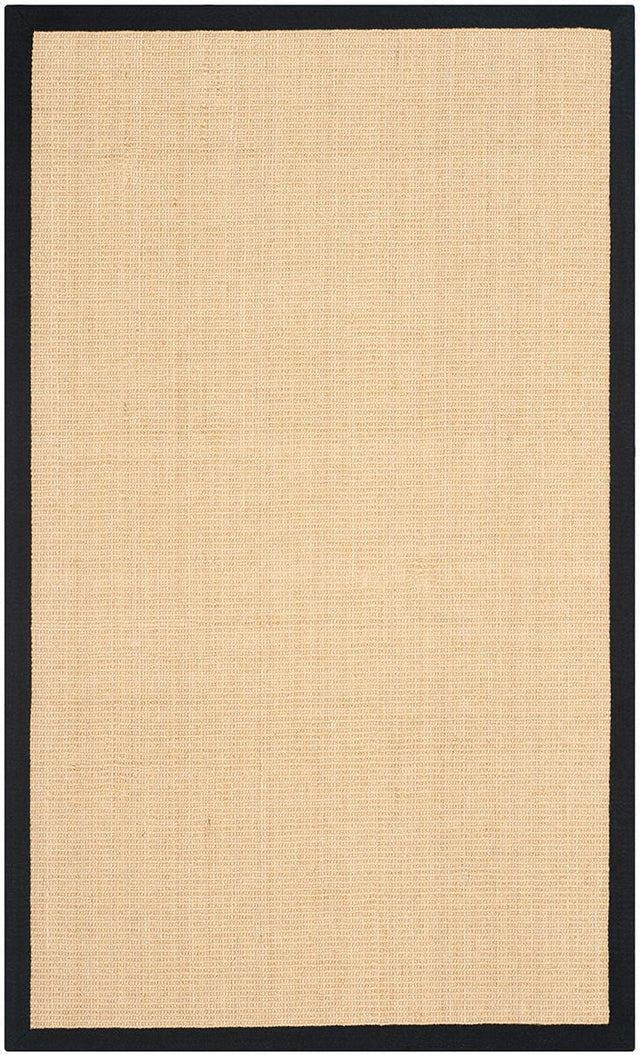 Safavieh Natural Fiber Nf441A Maize / Black Rugs.