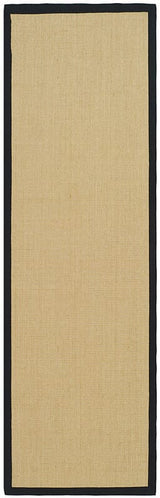 Safavieh Natural Fiber Nf441A Maize / Black Rugs.