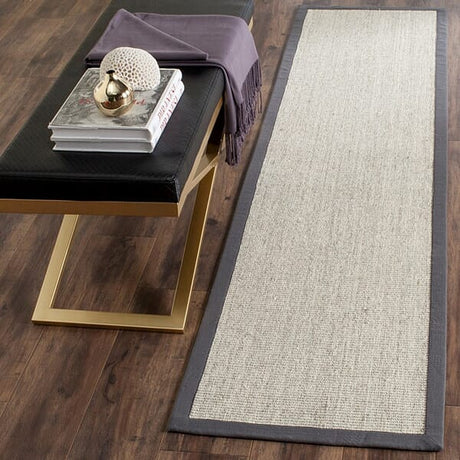 Safavieh Natural Fiber nf441b Marble / Grey Rugs.