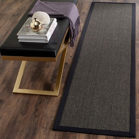 Safavieh Natural Fiber nf441d Charcoal / Charcoal Rugs.