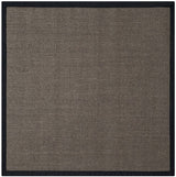 Safavieh Natural Fiber nf441d Charcoal / Charcoal Rugs.