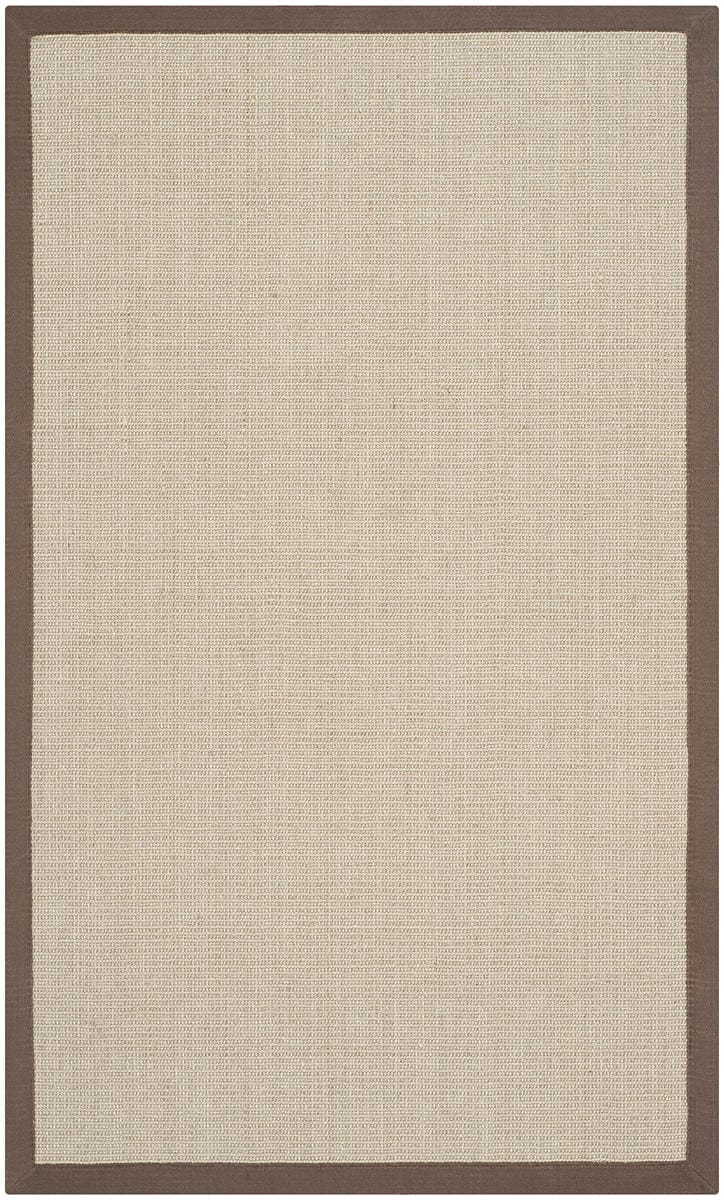 Safavieh Natural Fiber Nf441F Taupe / Light Brown Solid Color Area Rug