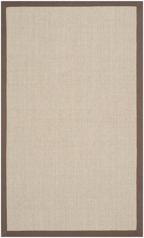 Safavieh Natural Fiber Nf441F Taupe / Light Brown Solid Color Area Rug