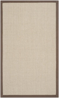 Safavieh Natural Fiber Nf441F Taupe / Light Brown Solid Color Area Rug