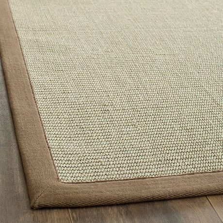 Safavieh Natural Fiber Nf441F Taupe / Light Brown Solid Color Area Rug