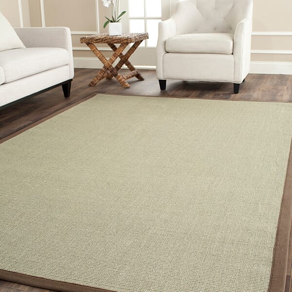 Safavieh Natural Fiber Nf441F Taupe / Light Brown Solid Color Area Rug