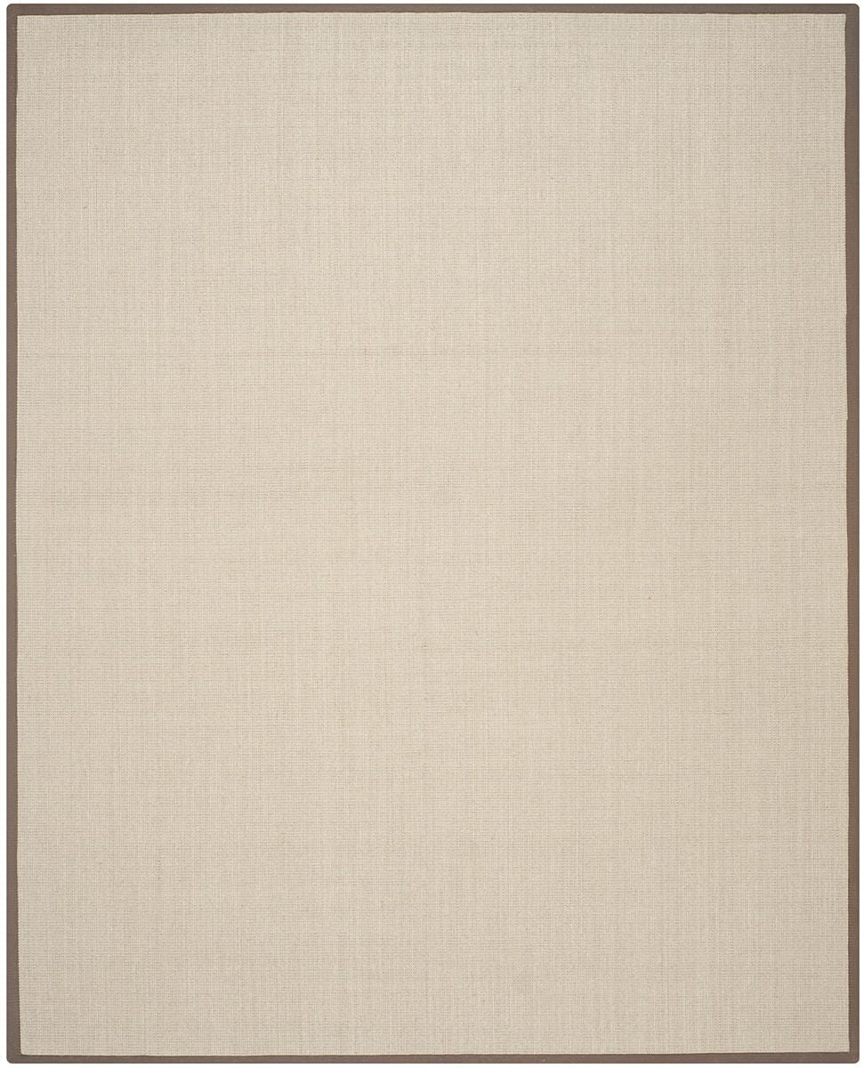 Safavieh Natural Fiber Nf441F Taupe / Light Brown Solid Color Area Rug