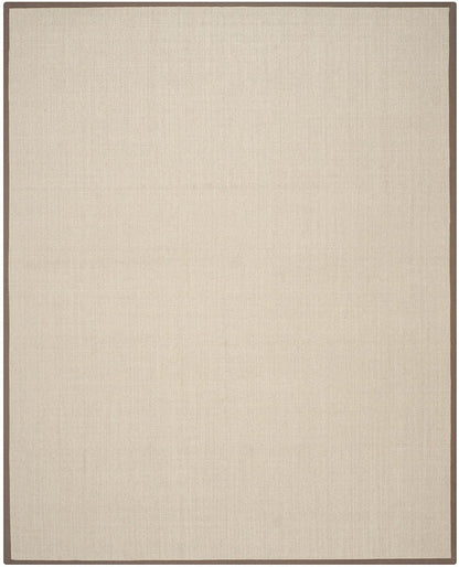 Safavieh Natural Fiber Nf441F Taupe / Light Brown Solid Color Area Rug