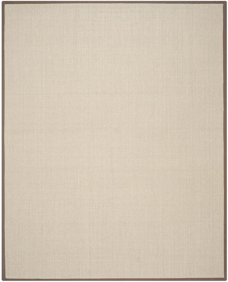 Safavieh Natural Fiber Nf441F Taupe / Light Brown Solid Color Area Rug