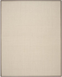 Safavieh Natural Fiber Nf441F Taupe / Light Brown Solid Color Area Rug