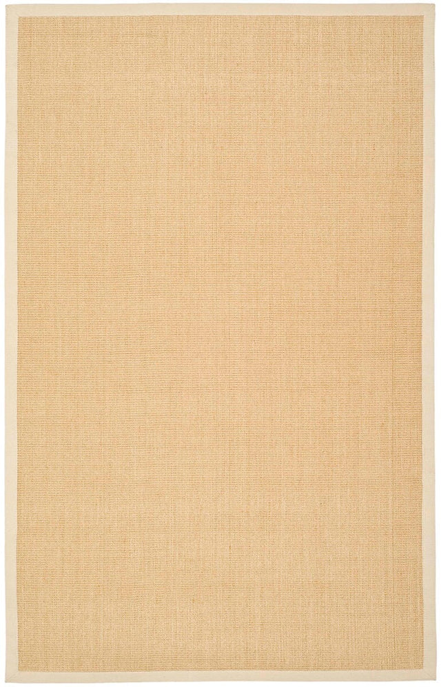 Safavieh Natural Fiber Nf441K Maize / Wheat Solid Color Area Rug