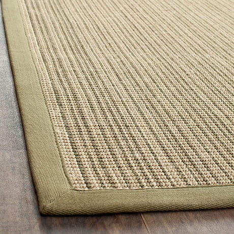 Safavieh Natural Fiber nf442a Green Rugs.