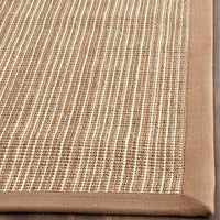 Safavieh Natural Fiber Nf442D Tan / Tan Natural Fiber Area Rug