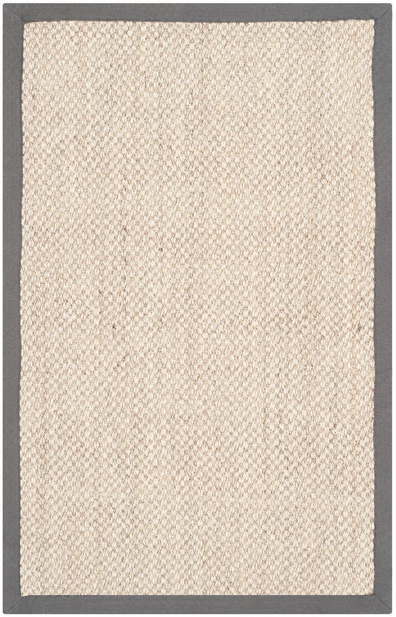 Safavieh Natural Fiber Nf443B Marble / Grey Rugs.