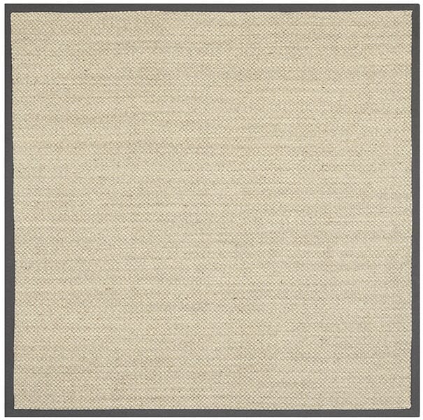 Safavieh Natural Fiber Nf443B Marble / Grey Natural Fiber Area Rug