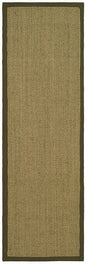Safavieh Natural Fiber nf443c Natural / Green Rugs.