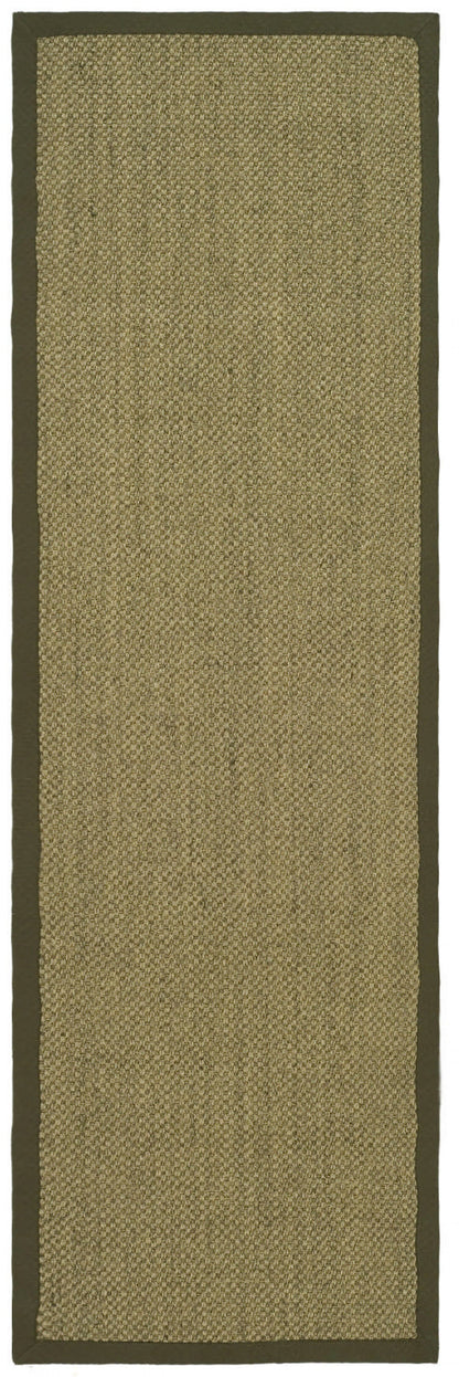 Safavieh Natural Fiber nf443c Natural / Green Natural Fiber Area Rug