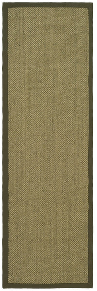 Safavieh Natural Fiber nf443c Natural / Green Natural Fiber Area Rug