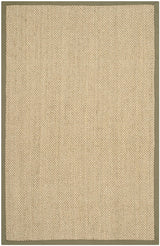 Safavieh Natural Fiber nf443c Natural / Green Rugs.