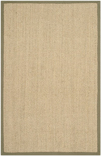 Safavieh Natural Fiber nf443c Natural / Green Natural Fiber Area Rug