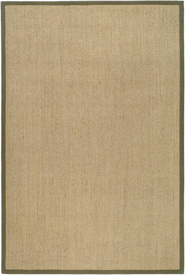 Safavieh Natural Fiber nf443c Natural / Green Natural Fiber Area Rug