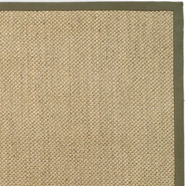 Safavieh Natural Fiber nf443c Natural / Green Natural Fiber Area Rug