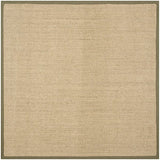 Safavieh Natural Fiber nf443c Natural / Green Rugs.