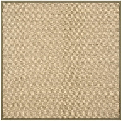 Safavieh Natural Fiber nf443c Natural / Green Natural Fiber Area Rug