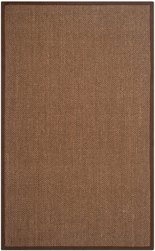 Safavieh Natural Fiber nf443d Brown / Brown Natural Fiber Area Rug