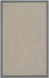 Safavieh Natural Fiber Nf444A Grey Brown / Grey Rugs.